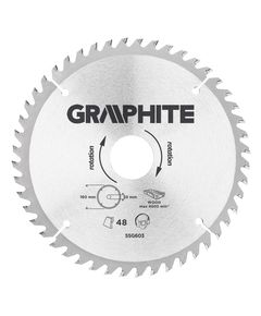 Отрезной диск GRAPHITE 160x30 мм, 48 зубьев, фото  | SNABZHENIE.com.ua