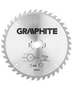 Диск отрезной GRAPHITE 315x30 мм, 40 зубьев, модель 55H607, фото  | SNABZHENIE.com.ua