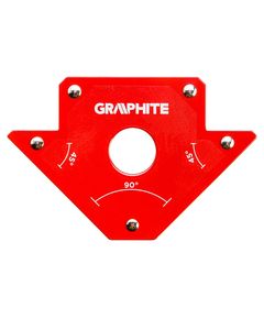 Магнитный сварочный угольник GRAPHITE 102x155x17 мм, фото  | SNABZHENIE.com.ua