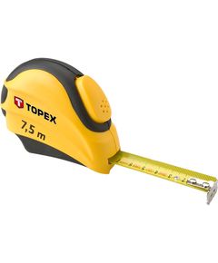 Рулетка TOPEX 7,5 м x 25 мм, стальная лента, модель 27C387, фото  | SNABZHENIE.com.ua