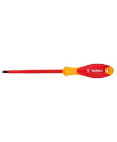 Отвертка шлицевая 1000В 5.5x125 мм CrMo TOPEX 39D473, фото  | SNABZHENIE.com.ua