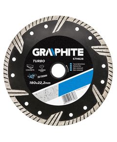 Алмазный диск Turbo GRAPHITE 180x22,2 мм (57H628), фото  | SNABZHENIE.com.ua
