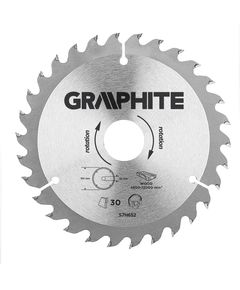 Диск отрезной GRAPHITE 165x30 мм, карбид кремния, 30 зубьев, фото  | SNABZHENIE.com.ua