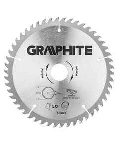Диск отрезной 190x30 мм, карбид кремния, 50 зубьев GRAPHITE 57H672, фото  | SNABZHENIE.com.ua