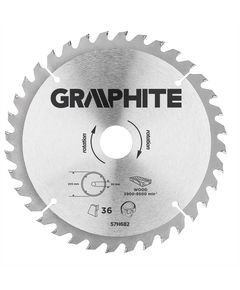 Отрезной диск GRAPHITE 205 мм, карбид кремния, 36 зубьев (57H682), фото  | SNABZHENIE.com.ua