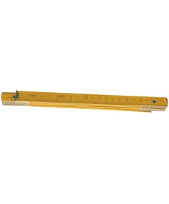Метр складний дерев'яний 2 м, жовтий Top Tools, фото  | SNABZHENIE.com.ua