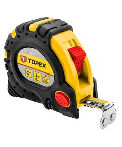 Рулетка TOPEX 2 м x 16 мм с магнитом, стальная лента, фото  | SNABZHENIE.com.ua