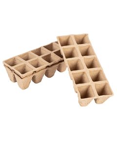 Торфяные кашпо 2x5 отворов, 22x8,5x5,5 см, 10 шт, фото  | SNABZHENIE.com.ua