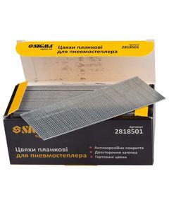 Гвозди планочные 50×1.25×1мм для пневмостеплера SIGMA, 5000 шт, фото  | SNABZHENIE.com.ua