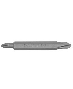 Набор двухсторонних бит PН1-PН2 65мм 1/4 10шт S2 Хром SIGMA, фото  | SNABZHENIE.com.ua