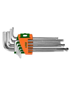 Шестигранные ключи 9шт 1.5-10мм CrV короткие шар GRAD, фото  | SNABZHENIE.com.ua