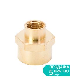 З'єднання FT 1/4 × 1/2 латунь SIGMA, фото  | SNABZHENIE.com.ua