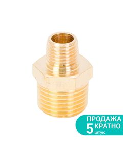 З'єднання MT 1/4 × 1/2 (латунь) SIGMA, фото  | SNABZHENIE.com.ua