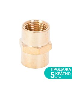 Соединение FT 1/4 × 1/4 (латунь) SIGMA, фото  | SNABZHENIE.com.ua