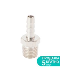 Штуцер для шланга 6мм з зовнішнім різьбленням MT 1/4 SIGMA 7023121, фото  | SNABZHENIE.com.ua
