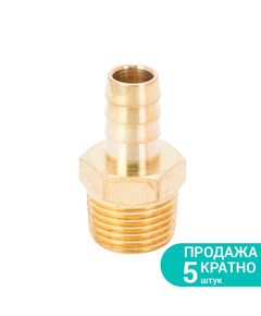 Штуцер 12мм з зовнішнім різьбленням MT 1/2, латунь SIGMA 7023651, фото  | SNABZHENIE.com.ua
