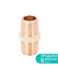 Соединение MT 1/4 × 1/4 латунь SIGMA, фото  | SNABZHENIE.com.ua