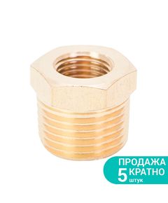 Соединение FT 1/4 × MT 1/2 (латунь) SIGMA, фото  | SNABZHENIE.com.ua