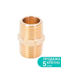 Соединение MT 1/2 латунь SIGMA 7025331, фото  | SNABZHENIE.com.ua