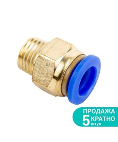 Штуцер цанговый прямой Ø10мм МТ 1/4 SIGMA, фото  | SNABZHENIE.com.ua