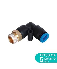 Штуцер цанговий кутовий Ø6 МТ 3/8 SIGMA 7027101, фото  | SNABZHENIE.com.ua