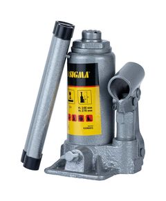 Гідравлічний пляшковий домкрат 2т H 148-278мм Standard SIGMA 6106021, фото  | SNABZHENIE.com.ua