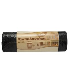 Пакеты для мусора черные 160 л, 10 шт., фото  | SNABZHENIE.com.ua