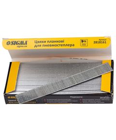Гвозді планочні 16x1.25x1 мм для пневмостеплера SIGMA (5000 шт), фото  | SNABZHENIE.com.ua