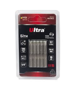 Биты TORX-proof 40x25мм 10шт S2 в блистере ULTRA, фото  | SNABZHENIE.com.ua