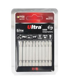 Биты PH2 50мм 10шт S2 в блистере ULTRA, фото  | SNABZHENIE.com.ua