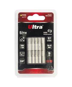 Биты TORX 30x25мм 10шт S2 в блистере ULTRA, фото  | SNABZHENIE.com.ua