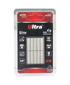 Биты HEX 6x25мм S2 ULTRA 10шт в блистере, фото  | SNABZHENIE.com.ua