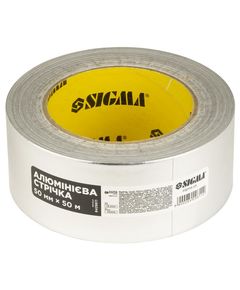 Алюминиевая лента SIGMA 50мм×50м, фото  | SNABZHENIE.com.ua