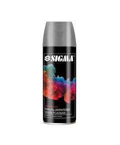 Эмаль акриловая аэрозоль 400мл RAL 7024 графитово-серый глянец SIGMA, фото  | SNABZHENIE.com.ua