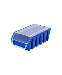 Лоток сортировочний з кришкою, розміри 116 x 212 x 75 Ergobox 2L плюс синій, фото  | SNABZHENIE.com.ua