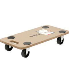Платформенная тележка YATO 575x300 мм, 4 колеса Ø75 мм, макс. 200 кг, фото  | SNABZHENIE.com.ua