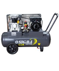 Компресор ремінний двоциліндровий 2кВт 385л/хв 10бар 50л SIGMA REFINE (7044021), фото  | SNABZHENIE.com.ua