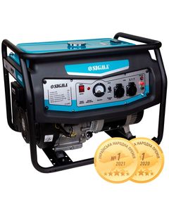 Бензиновый генератор 5.0/5.5 кВт 4-тактный, ручной запуск SIGMA 5710461, фото  | SNABZHENIE.com.ua