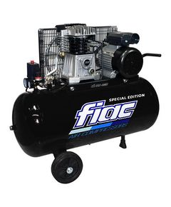Поршневий ремінний компресор 100л, 330л/мін, 220V, 2,2кВт FIAC AB100-360-220-BLK-IT, фото  | SNABZHENIE.com.ua