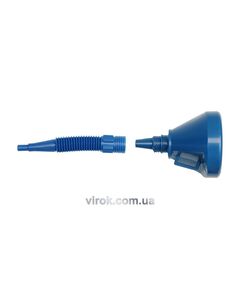 Гнучка лійка VOREL 2 в 1 голуба, фото  | SNABZHENIE.com.ua