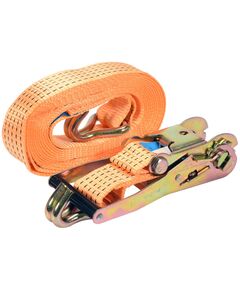 Пас для крепления багажа с трещоткой VOREL: сила натяжения - 2500/5000 daN, 6 м х 50 мм, фото  | SNABZHENIE.com.ua