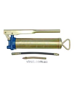 Шприц мастильний VOREL, V= 400 см&sup3; з гнучкою і жорсткою трубками., фото  | SNABZHENIE.com.ua