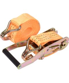 Пас для крепления багажа с трещоткой VOREL : сила натяжения - 1500/3000 daN, 4 м х 50 мм, фото  | SNABZHENIE.com.ua