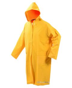 Водонепроникний жовтий плащ з капюшоном VOREL, розм. XXXL, фото  | SNABZHENIE.com.ua