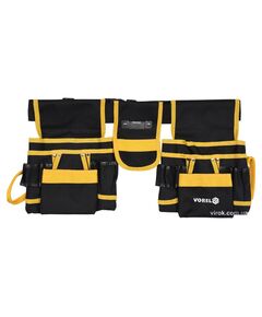Пояс монтажника для інструментів VOREL з поліестеру; 6 кишень, 2 пересувні відсіки і стрічковий захоплення, фото  | SNABZHENIE.com.ua