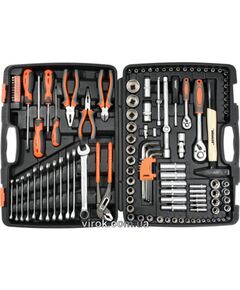 Набір торцевих головок та насадок STHOR: квадрат 1/2 з інструментами [122 шт.] [2/36], фото  | SNABZHENIE.com.ua