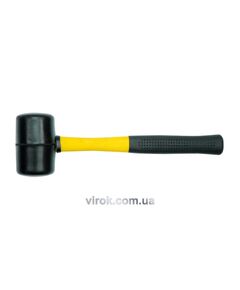 Гумовий молоток VOREL зі склопластиковою ручкою, &Oslash;=50 мм, фото  | SNABZHENIE.com.ua