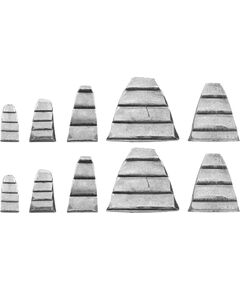 Клини для молотків VOREL 28 x 32, 25 x 21, 25 x 12, 18 x 10, 17 x 8; 10 шт [6/72], фото  | SNABZHENIE.com.ua