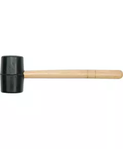 Молоток гумовий VOREL з дерев'яною ручкою, 70 мм (VO-33900), фото  | SNABZHENIE.com.ua