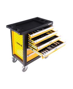 Шкаф сервисный VOREL на колесах 770x458x901 мм, 6 ящиков, CrV 58540, фото  | SNABZHENIE.com.ua